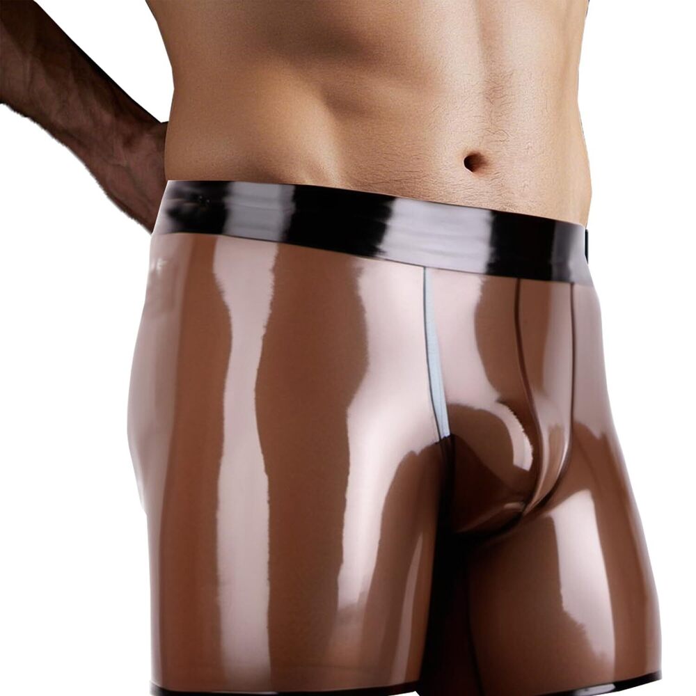 7297 Fashion Latex Boxer Shorts ,Natural Latex Underwear,Man's Rubber
